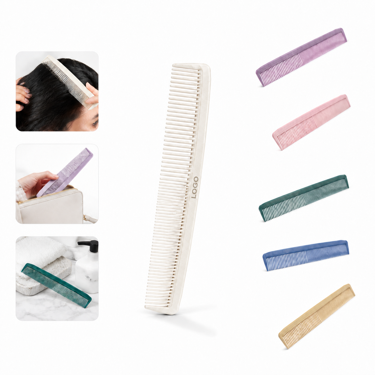 GlideEase Anti-Static Detangling Comb