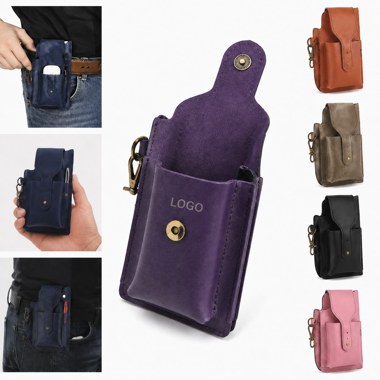 Urban PU Leather Waist Pouch