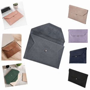 Water-Resistant PVC Leather Document & Laptop Briefcase
