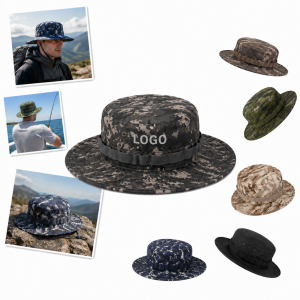 Camouflage Wide Brim Boonie Hat