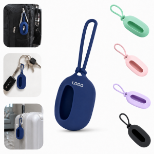 Silicone Luggage Tag Keychain
